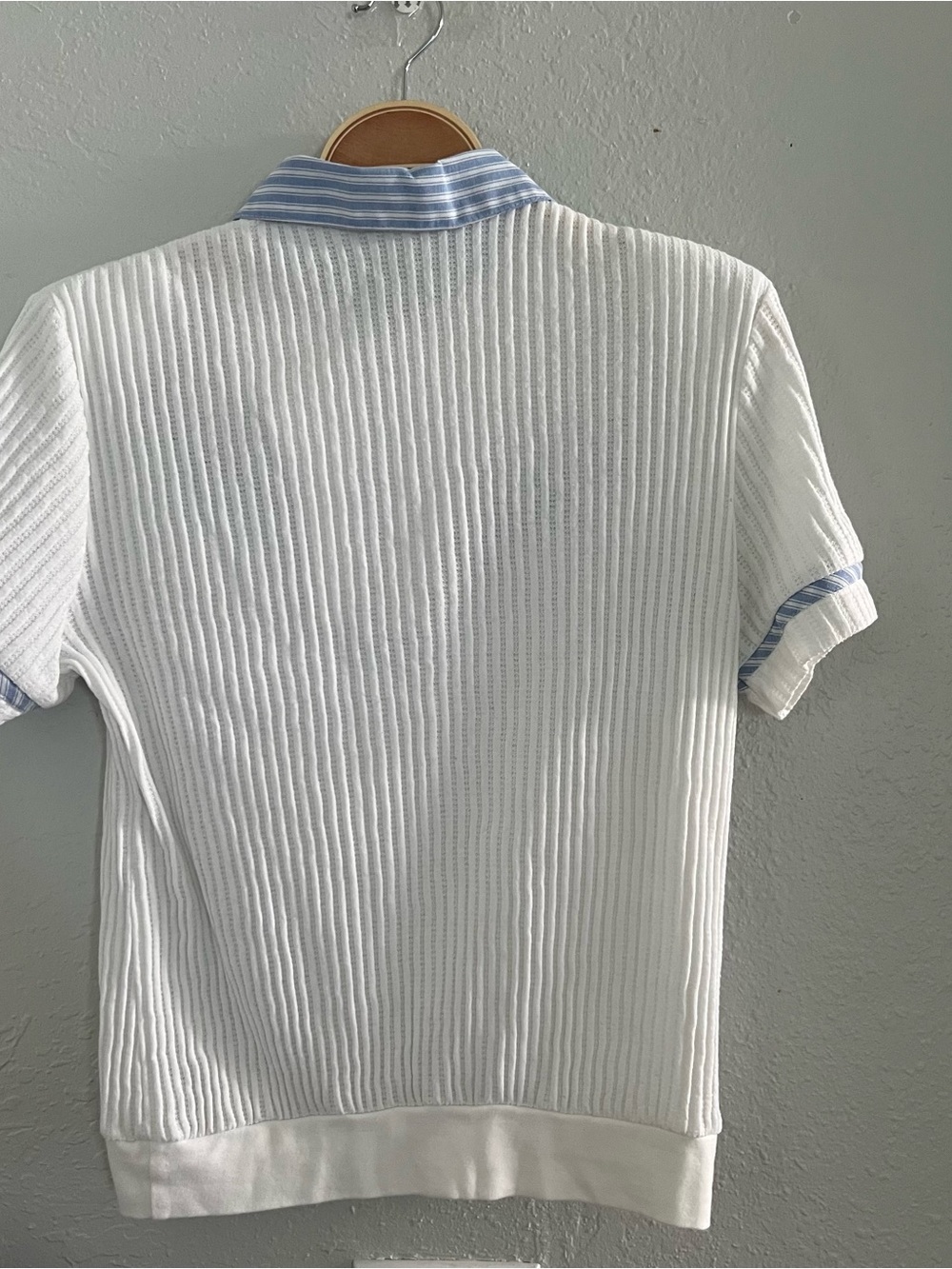 VTG G.W. Division of Graff Women’s quarter zip knitted polo shirt Embroidered S - Picture 3 of 8